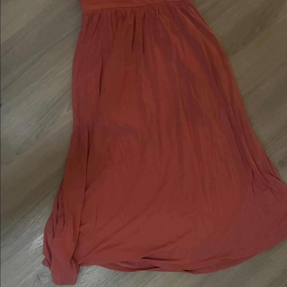 Aritzia Market Midi Dress Pink Medium - Picture 8 of 9